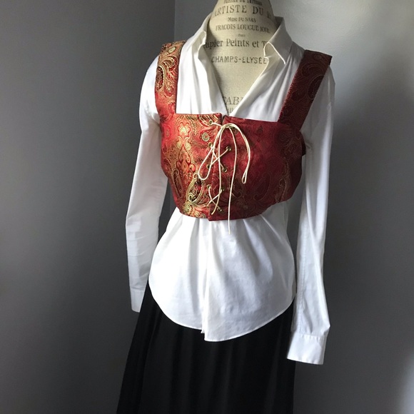 Renaissance Corset crop top NWOT - Picture 1 of 7